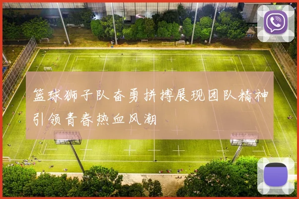 篮球狮子队奋勇拼搏展现团队精神引领青春热血风潮